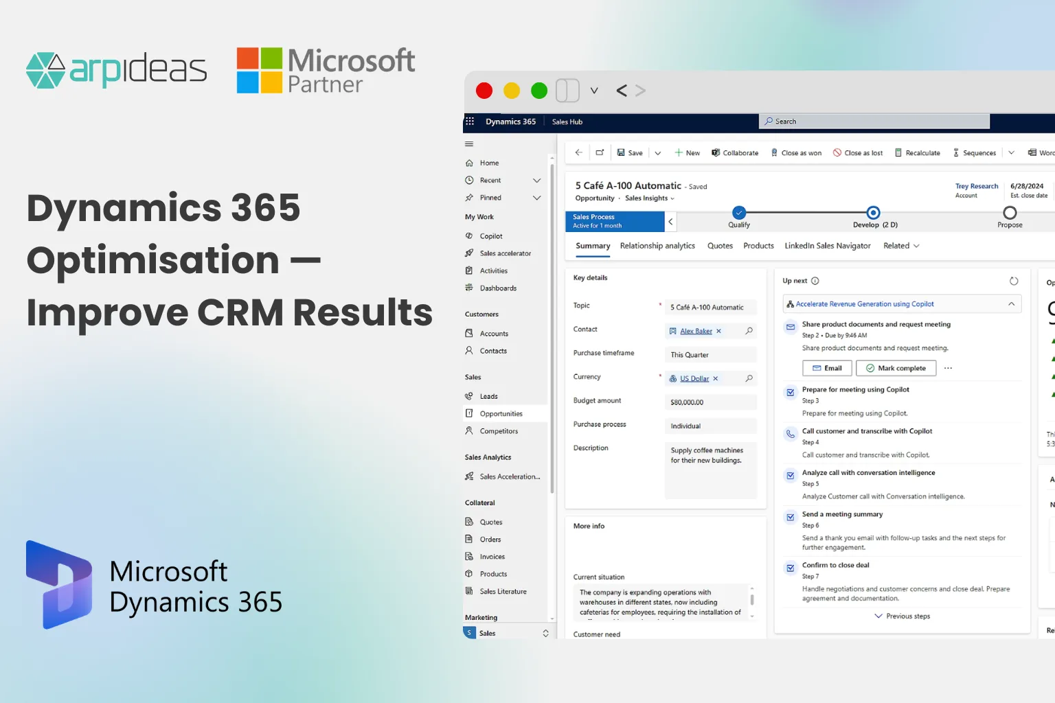 Dynamics 365 Optimisation — Improve CRM Results